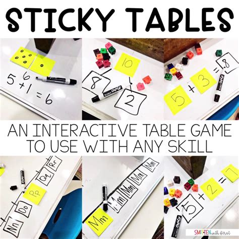 sticky tables times game.